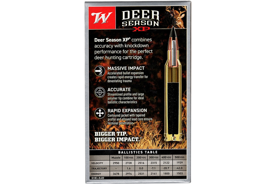 WINCHESTER AMMO Deer Season XP 300 Win Mag 180 Grain Polymer Tip Deer Season XP 20/Box